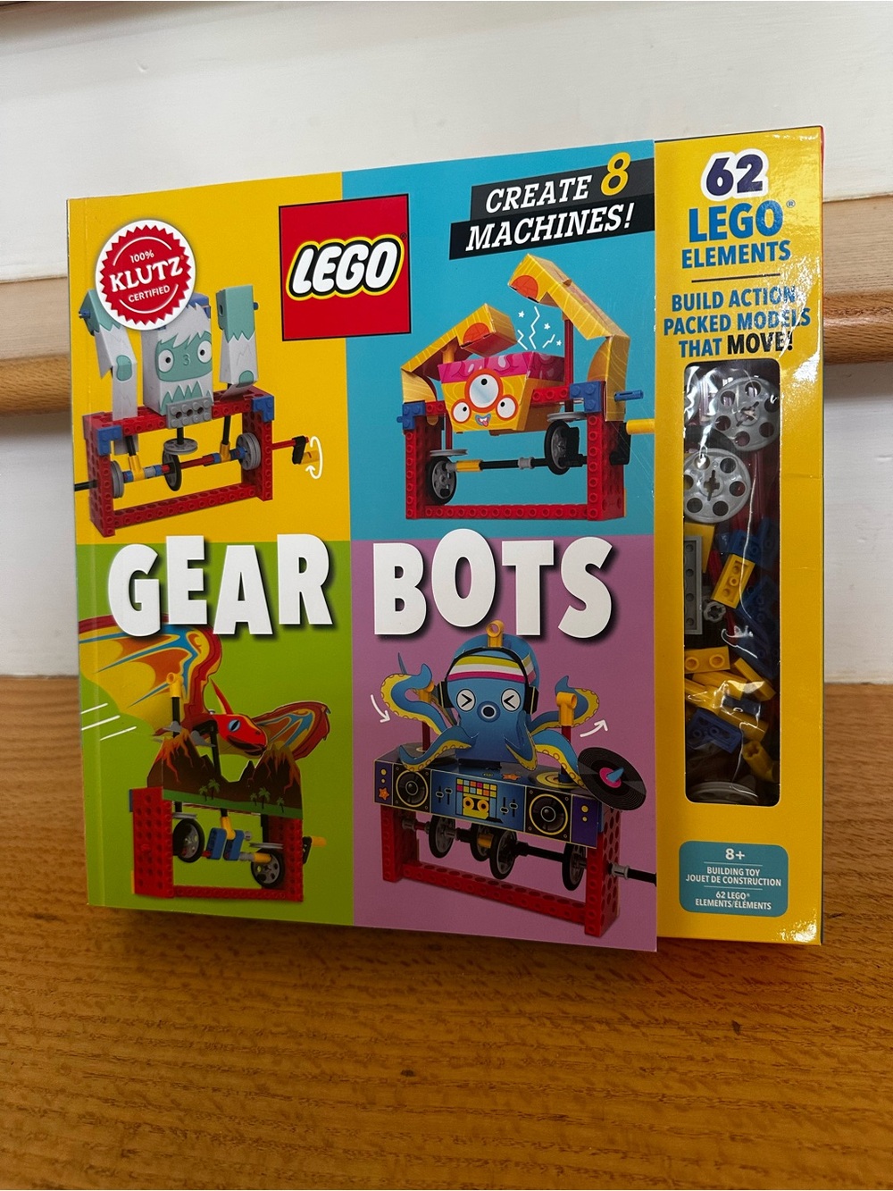 LEGO Gear Bots Building Set - Yellow, Red, Blue, Green